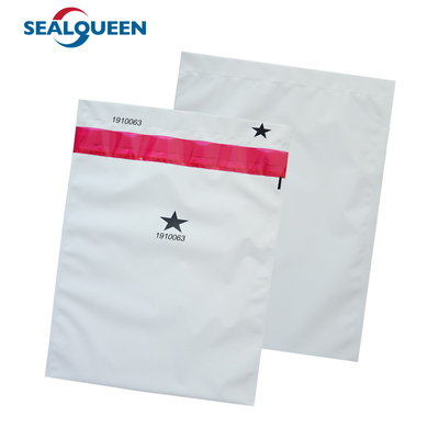 Custom Plastic Security Deposit Bags Safety Tamper Evident Packing Self Seal Bags