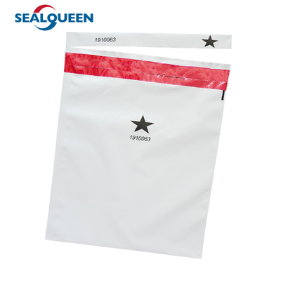 Custom Plastic Security Deposit Bags Safety Tamper Evident Packing Self Seal Bags