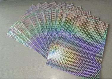 Destructive Security Hologram Stickers Eggshell Sticker Paper With Silver A4