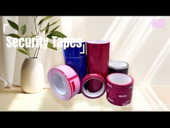 আল্ট্রা সিকিউর প্রোডাক্ট সুরক্ষার জন্য বিশ্বস্ত রেড টেম্পার প্রুফ টেপ