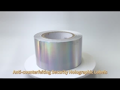 স্ব-আঠালো মুদ্রণযোগ্য সুরক্ষা লেবেল, টেম্পার প্রুফ 3D হলোগ্রাম স্টিকার